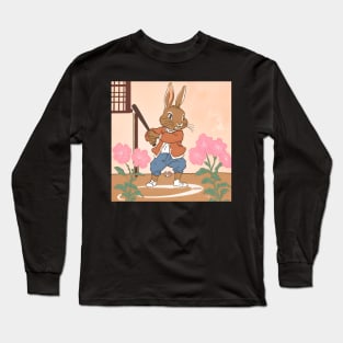 Vintage Baseball Player Since Young Rabbit Lover Long Sleeve T-Shirt